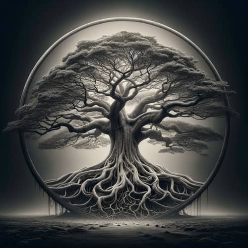 Majestic Tree of Strength and Resilience