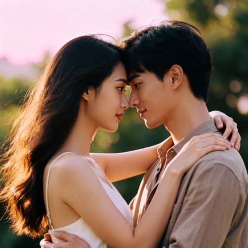 Passionate Couple: Boyfriend and Girlfriend Passionate Couple: Boyfriend and Girlfriend