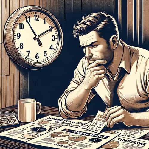 Time Zone Calculation for Marketing Strategies | Study Illustration