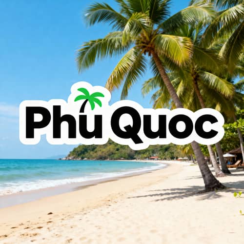 Phu Quoc Logo Design - Beach Resort Vibes Phu Quoc Logo Design - Beach Resort Vibes