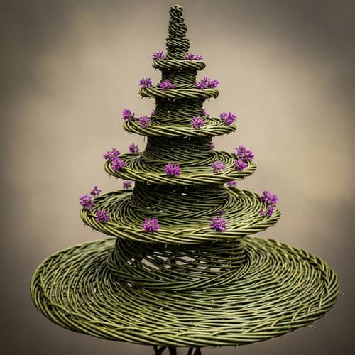 Unique Spiral Witch Hat for Halloween