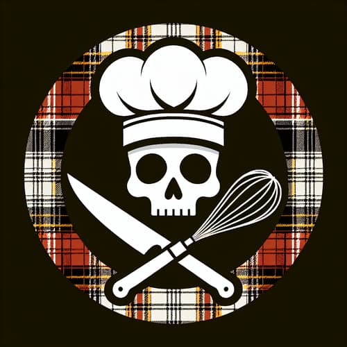 Scottish Tartan Chef Logo Design