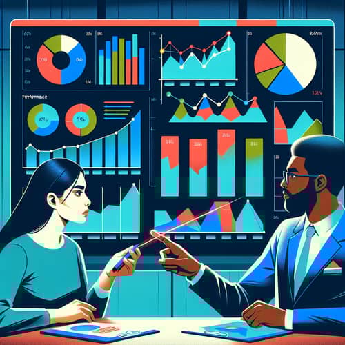 Professional Performance Metrics Visualized | Marketing Dashboard