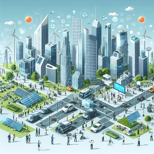 Modern World Representation with Sustainable Technology