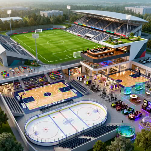 State-of-the-Art Sports Complex: All-In-One Facility