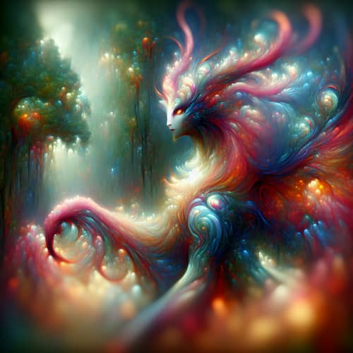 Mythical Creature in Enchanted Forest | Fantasy Art Inspiration