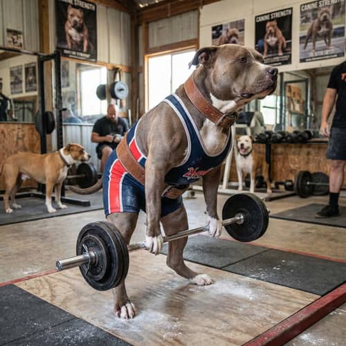 My Dog the Weight Lifter - Adorable Canine Strength! My Dog the Weight Lifter - Adorable Canine Strength!