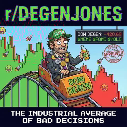 Degen Jones: Crypto Mascot & Meme Satire Degen Jones: Crypto Mascot & Meme Satire