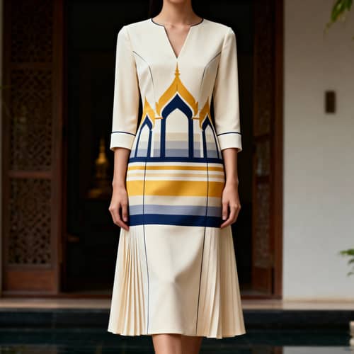 Modern Laos & Thai Inspired Dress Modern Laos & Thai Inspired Dress