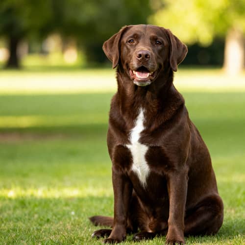 Smiling Labrador Dog - Photorealistic Image Smiling Labrador Dog - Photorealistic Image