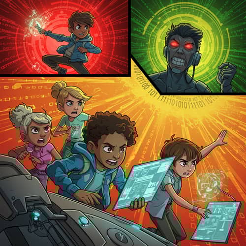 Kids in Tech Save Byteville from Cyber Villain