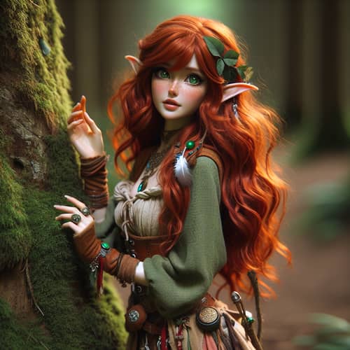 South Asian Female Woodland Elf | Nature Explorer