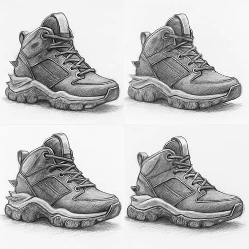 Sneaker Sketch Examples: Creative Inspirations