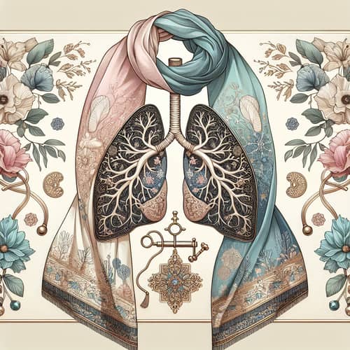 Luxurious Hermes Style Scarf for Female Leaders in Respiratory Medicine