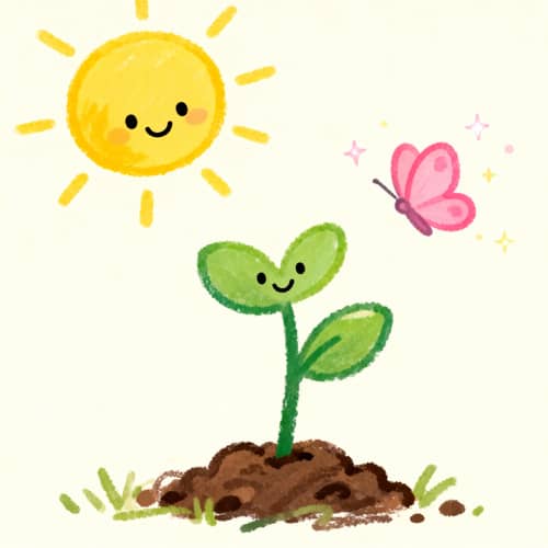 Cute Doodle Illustrating Life's Importance