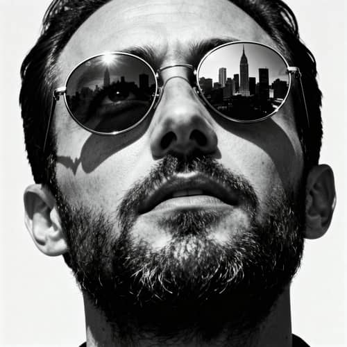 Dramatic Black and White Portrait in 4K Dramatic Black and White Portrait in 4K