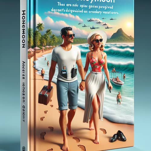 Honeymoon: 3D Book Cover of Spies Disguised as Vacationers