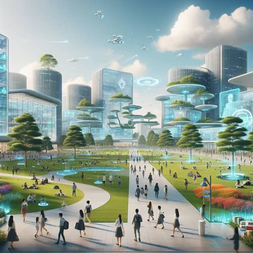 Futuristic University Campus: Innovation Awaits