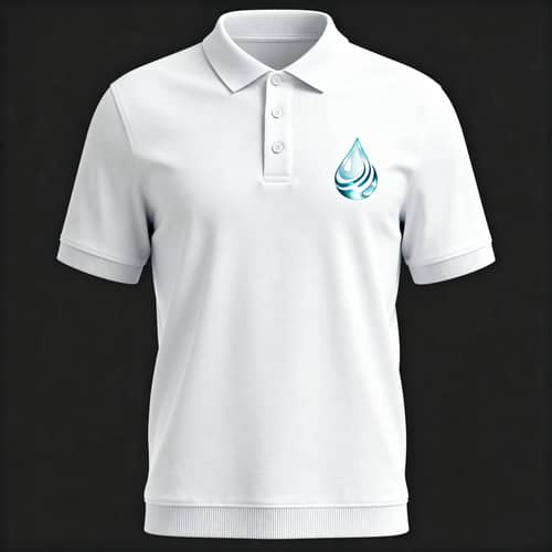 Custom Polo Shirts with Ion Water Logo