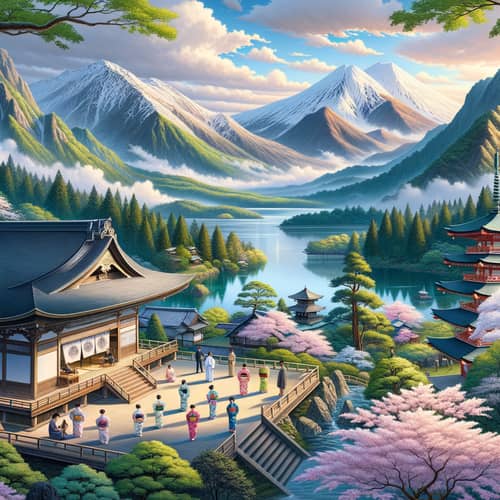 Central Honshu, Japan: Landmarks & Natural Beauty
