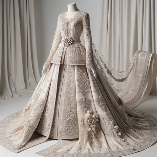 Exquisite Busana Melayu Wedding Dress | Traditional Elegance