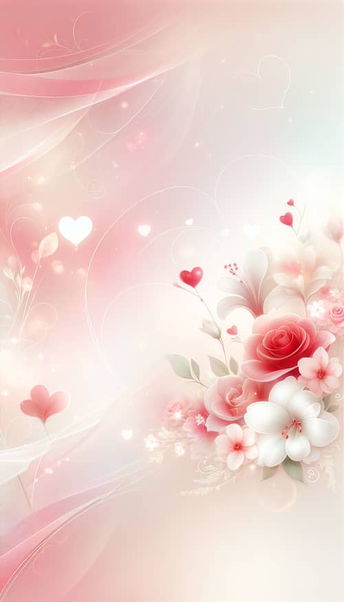 Romantic Dreamy Background for Love Cards