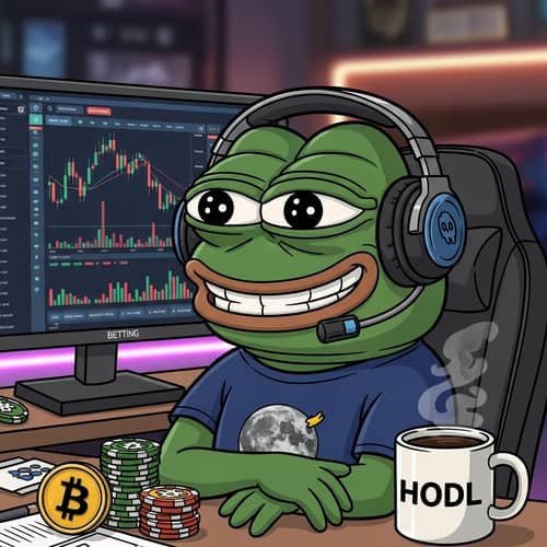 Crypto Betting Lover Pepe PFPs for Discord