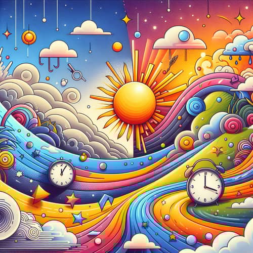 Refreshed Day: Sunrise West, Clocks Backwards, Vivid Colors