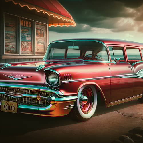 Stunning 1957 Chevy Nomad: Vintage Elegance
