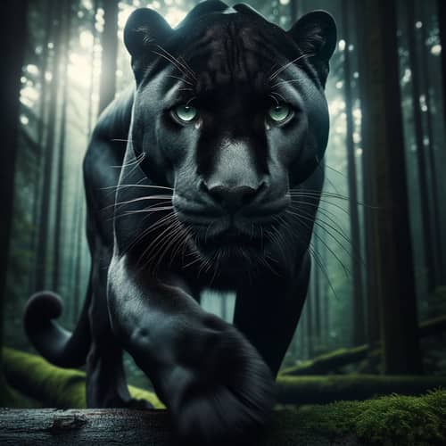 Majestic Black Panther - Wildlife Photography