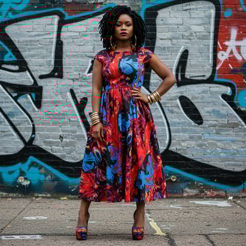 Powerful Portrait of a Confident Black Woman