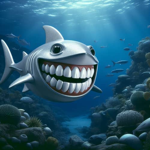 Meet Sharky: The Silver Fish Superhero Protecting Marine Dental Health