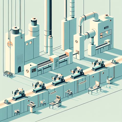 Minimalist Manufacturing Sector | Clean Industrial Efficiency