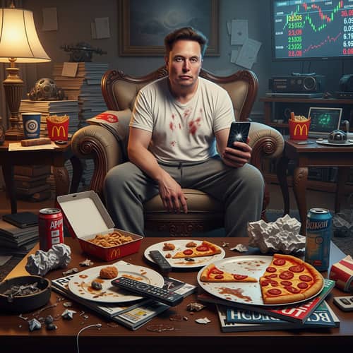 Elon Musk as a Sloplord: A Creative Concept