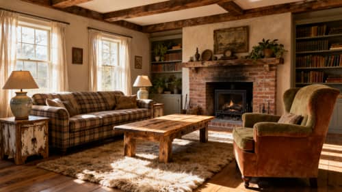 Stunning Farmhouse Living Room Design Ideas