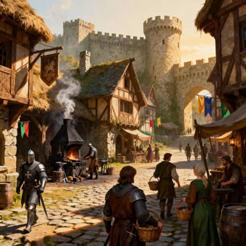 Explore the Enchanting DnD Town Explore the Enchanting DnD Town
