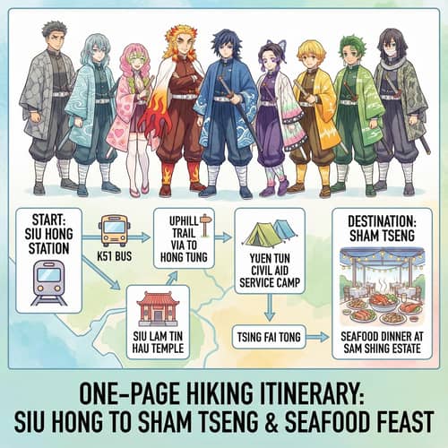 Anime Hiking Itinerary: Epic Swordsmen Adventure Anime Hiking Itinerary: Epic Swordsmen Adventure