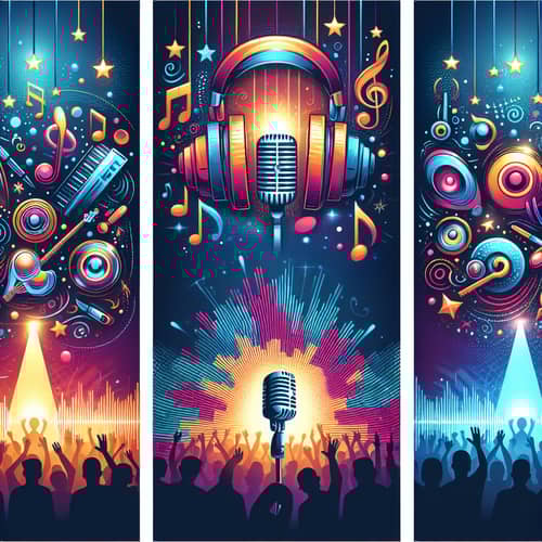 Music Talent Competition Podcast Banners
