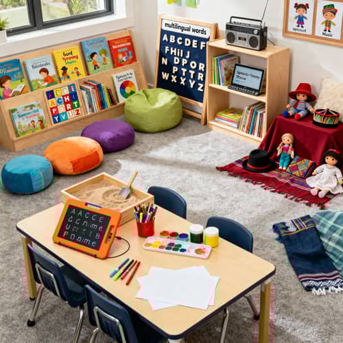 Engaging Language & Literacy Classroom for Ages 3-5