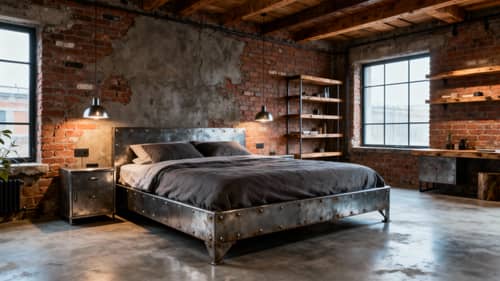 Stunning Industrial Bedroom Design Ideas Stunning Industrial Bedroom Design Ideas