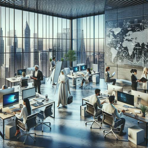 Globalized & Inclusive Corporate Culture | Modern Office Aesthetics