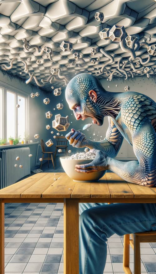 Trump's Surreal Kitchen: Eating DMT in a Melting World