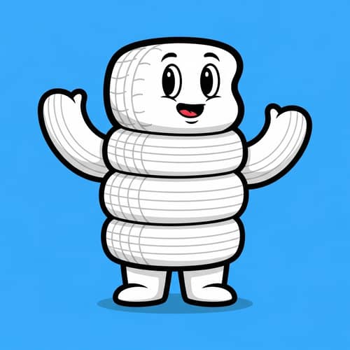 2D Characters Inspired by Michelin Tires