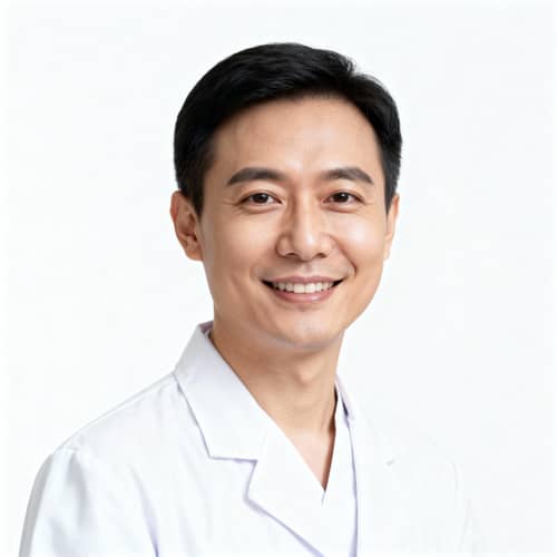 Trusted Doctor Headshot in White Coat Trusted Doctor Headshot in White Coat