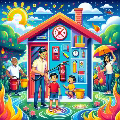 Philippine Fire Prevention Month Celebration Artwork