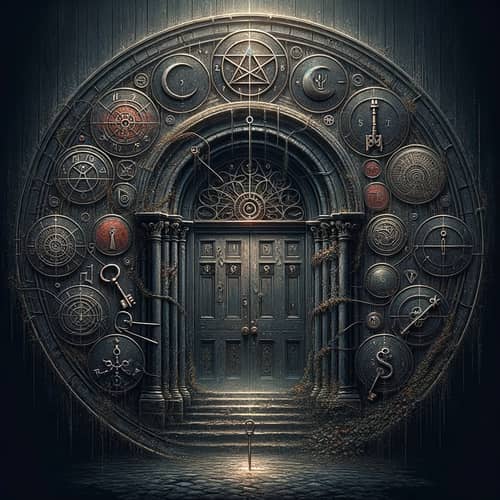 Mysterious and Dark School Gateway | Discover Secrets Behind the Door