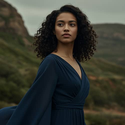 Powerful Girl Photographer in Captivating Background