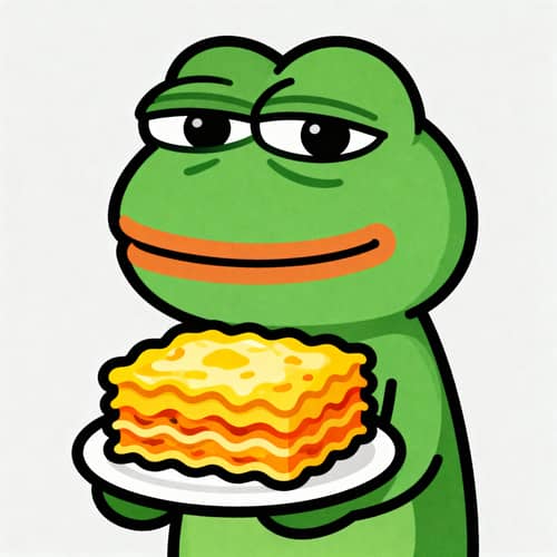 Pepe with Lasagna Emoji for Slack