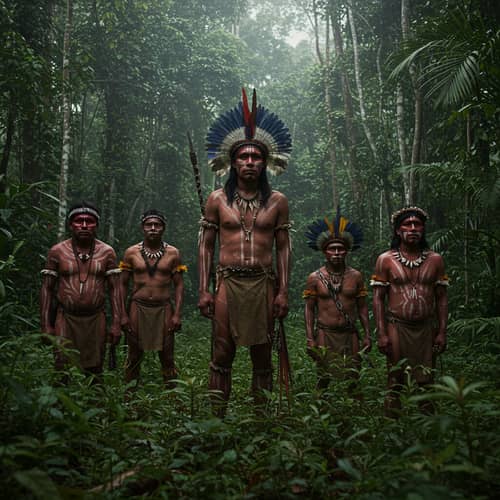 Scary Untouched Tribe in Amazon Rainforest