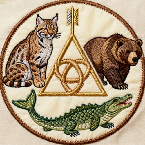 Unique Embroidered Circle Patch Design Unique Embroidered Circle Patch Design
